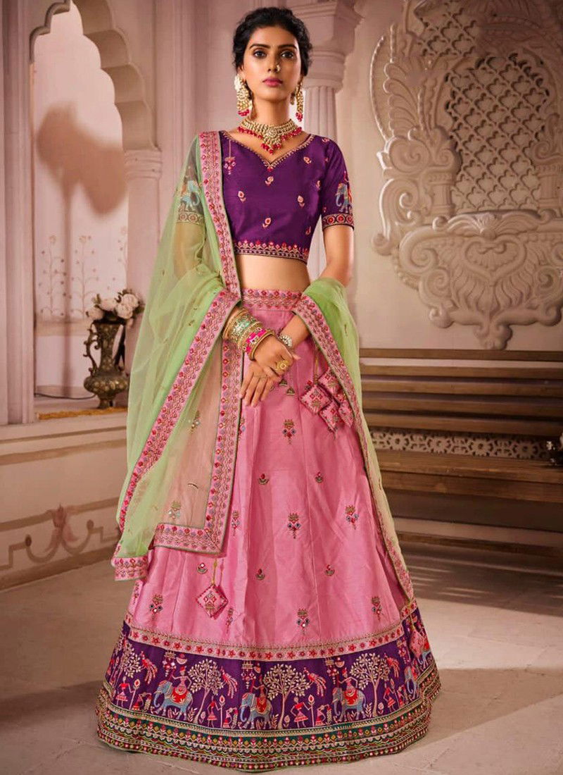 Prerana Ethnic Wear Silk Wholesale Lehenga Choli Collection